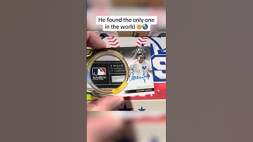 Aaron Judge 1/1 LOGOMAN!! 🔥 What an incredible pull!!