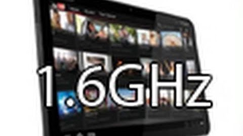 Motorola Xoom Overclocked To 1.6GHz Dual-Core Using Tiamat 1.4.2! 4K Quadrant