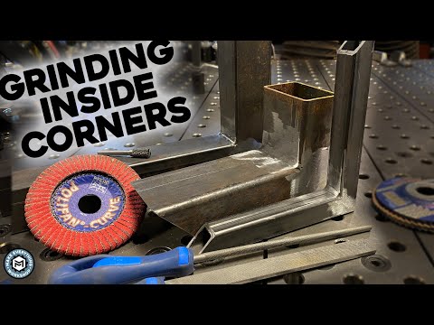How to Grind Inside Corners - Welding & Furniture Making