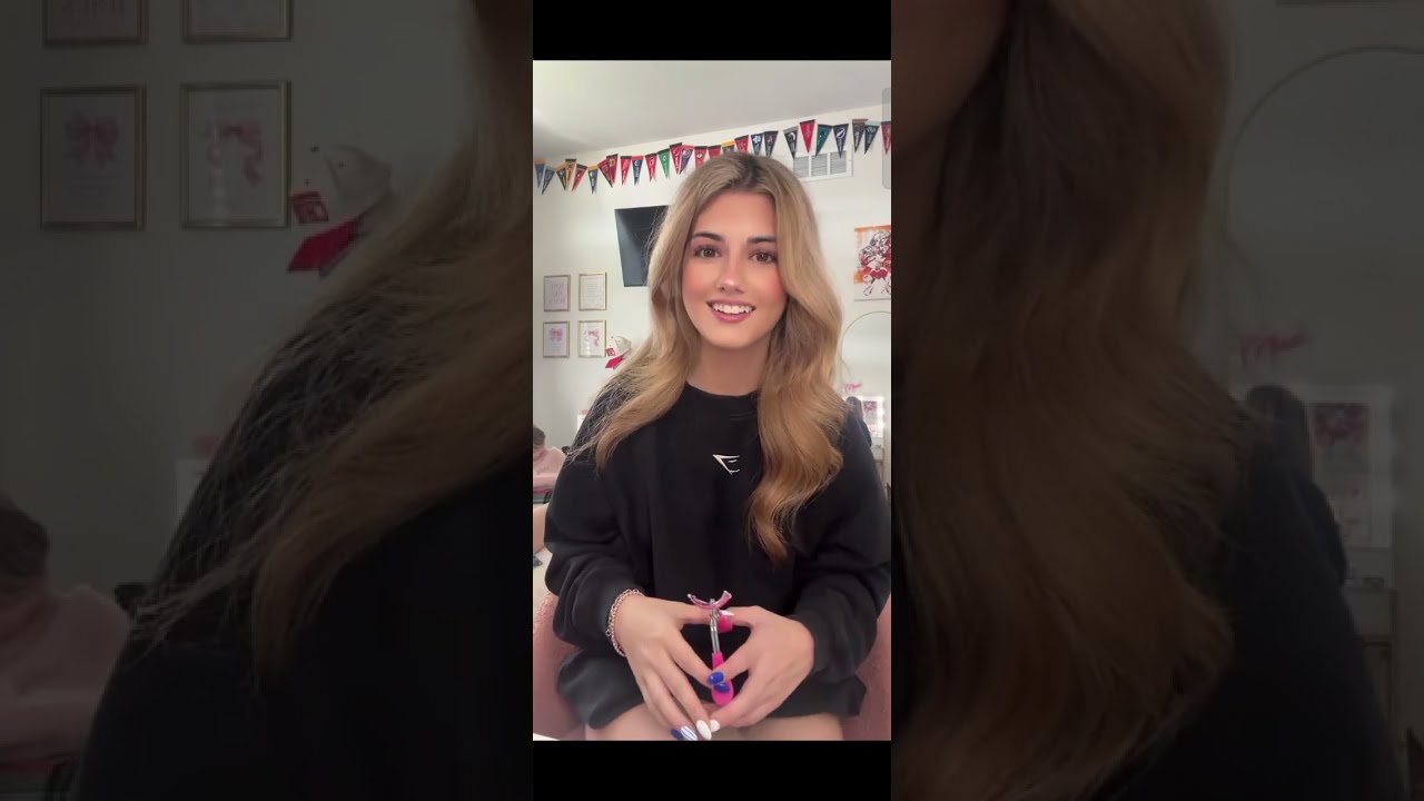 A beautiful hairstyle