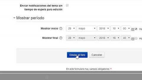 Tutorial - Programar mensajes en los foros