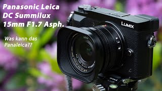 Panasonic Leica DG Summilux 15mm f/1.7 - was kann das Panaleica?