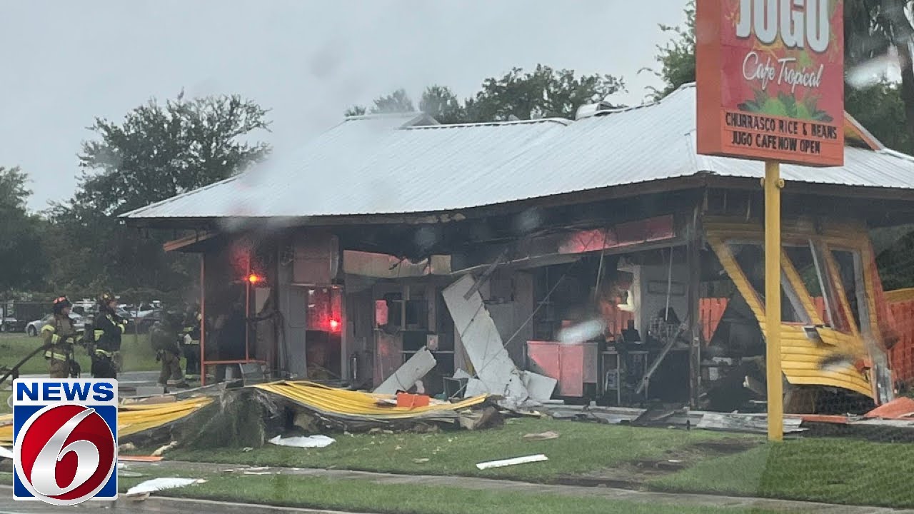 Smoothie restaurant explosion prompts road closures in Ocala YouTube