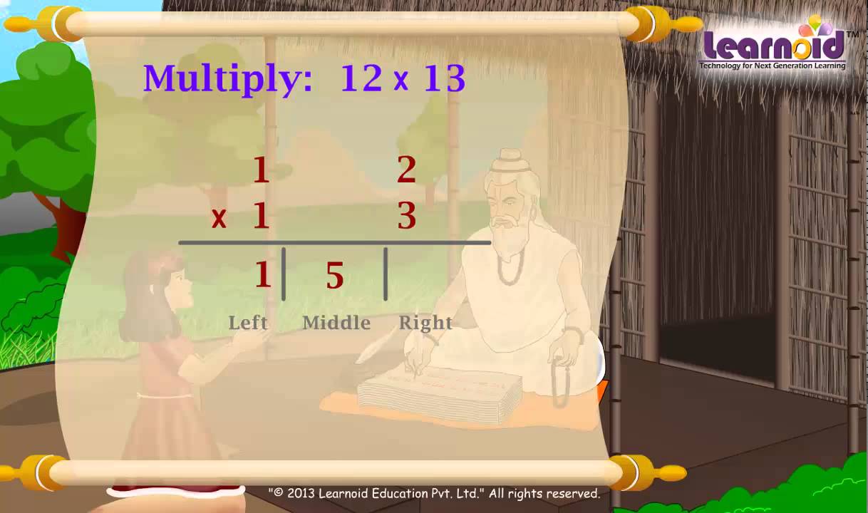 Vedic Math: Multiplication by Urdhva Tiryagbhyam (English) - YouTube