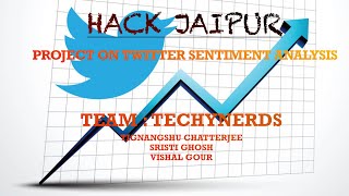 TWITTER SENTIMENT ANALYSIS USING NAIVE-BAYES MODEL FOR #HackJaipur