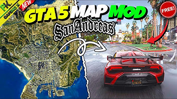 GTA 5 Full Map Mod For GTA San Andreas || GTA SA Convert Into GTA V || Full Installation Guide