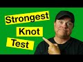 Testing the Worlds Strongest Fishing Knot - Testing the Strongest Fishing Knot - Knot Strength Test