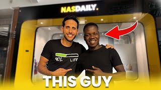 How a boy from a small town in Africa managed to work with Nas Daily (Exclusive)