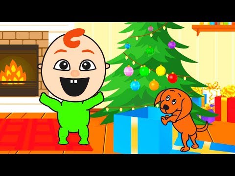 learn-colors-w/-christmas-tree-&-baby-lucas---xmas-movies-for-kids--