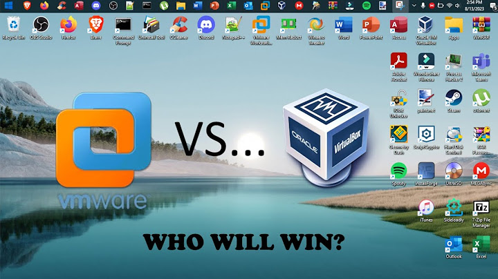 So sánh oracle virtualbox vs vm ware