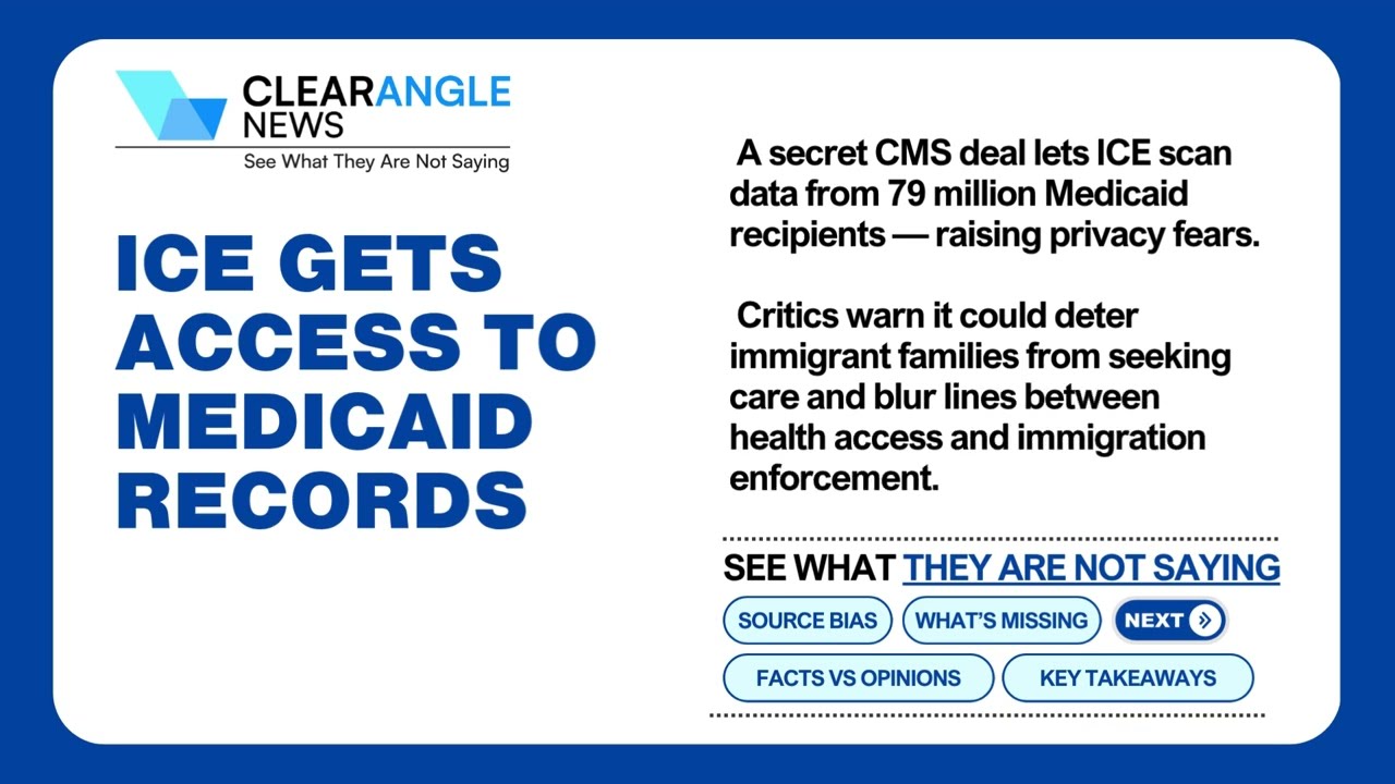 ICE Gets Access to Medicaid Data: Privacy Threat or Anti-Fraud Move?