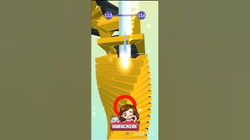Drop Stack Ball Level 113 #dropstackball #shorts