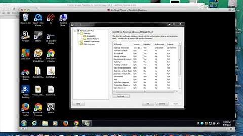 Problems with Arcmap 10.2 in Parallels