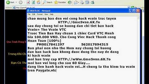 Video Huong Dan Hack Vcoin = The VTC 100.000 Nghan