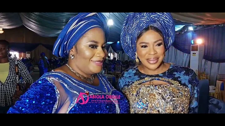 FATHIA BALOGUN STEP OUT WITH MR LATIN FOR ABBEY LANRE @ 60 BIRTHDAY PARTY