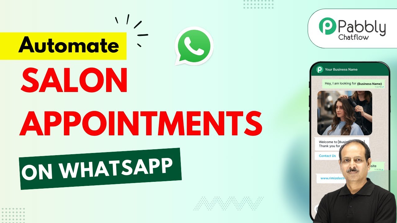 Automate Salon Appointments on WhatsApp in 10 Mins