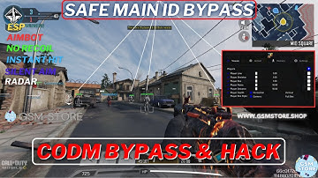 CALL OF DUTY MOBILE EMULATOR BYPASS & HACK💯SAFE FOR MAIN ID🔥| CODM GAMELOOP BYPASS ✅| ESP + AIMBOT