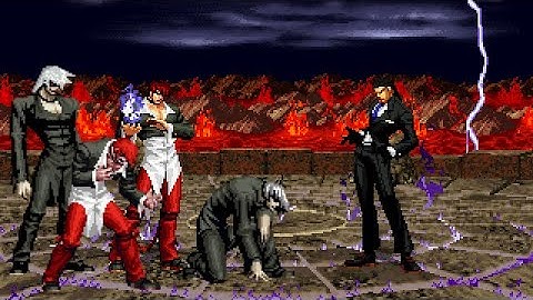 [KOF Mugen] Memorial | Element & Iori Team vs Gustav Munchausen [ 4vs4 ]