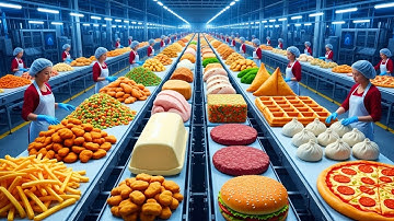 Inside the Frozen Food Factory – How Meals Are Preserved for Millions (Full Process)