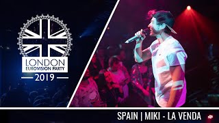 Miniatura de "Miki - La Venda (Spain) | LIVE | OFFICIAL | 2019 London Eurovision Party"