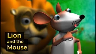 Lion and the Mouse ♥ Aesop Stories ★ Manjadi English cartoon