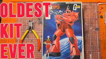 BUILDING ONE OF THE FIRST GUNPLA EVER MADE |1980 VINTAGE ZAKU