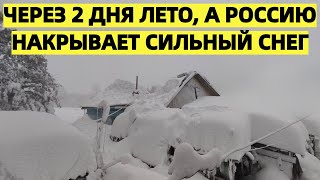 Катаклизмы новости сегодня: Через 2 дня лето, а Россию накрывает сильный снег