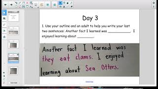 Writer's Workshop Grade 1