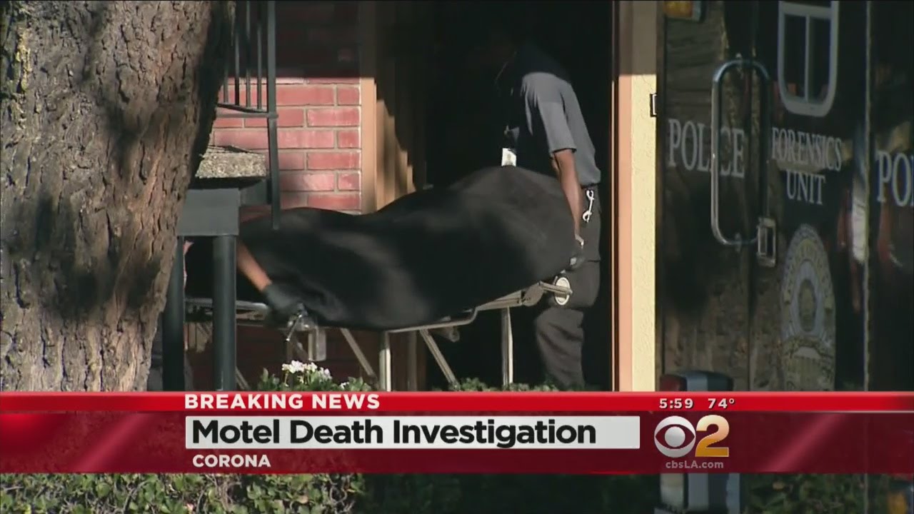 Man Found Dead, Woman Severely Injured Inside Corona Hotel Room - YouTube