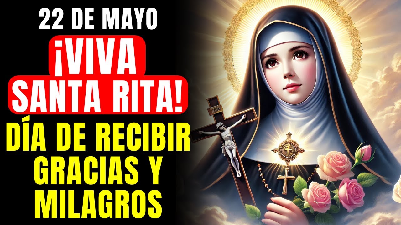 🔴  ¡HOY SANTA RITA TE REGALA UN MILAGRO PODEROSO! – RECIBE ESTA GRACIA IMPOSIBLE