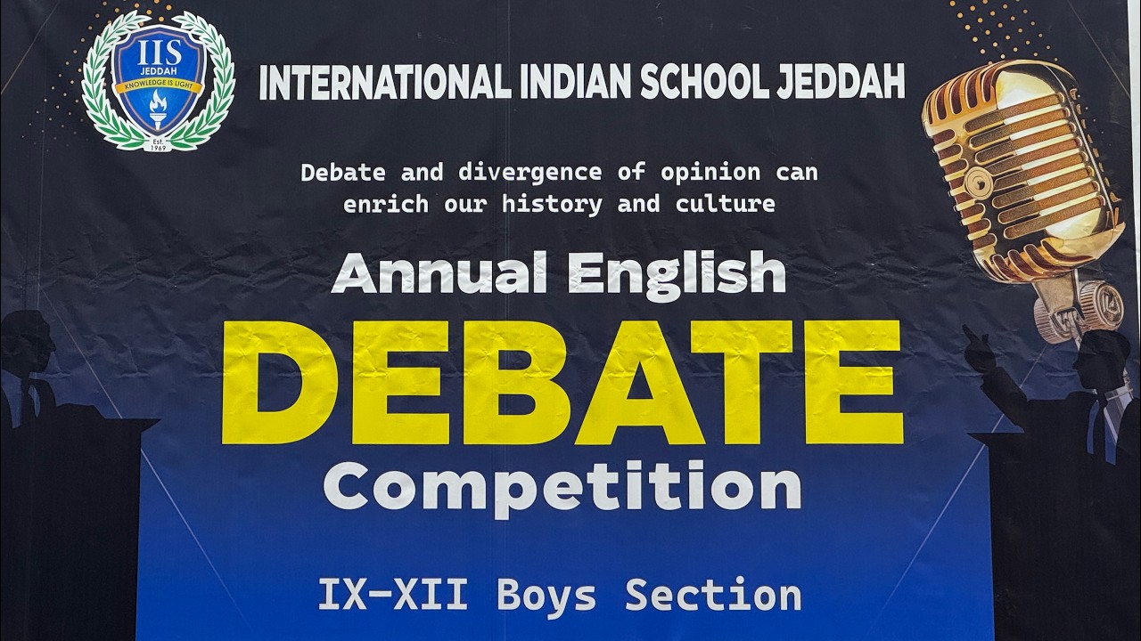 Seniors Annual English Debate 2026-27 | IISJ Reporters 2026-27