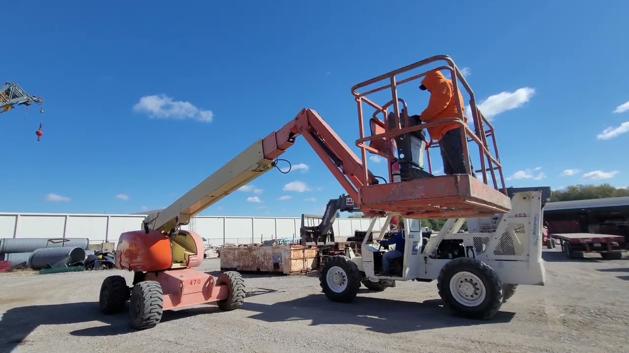 2001 JLG 660SJ Telescopic Boom Lift for sale at auction YouTube