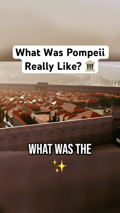 Pompeii: What Secrets Did It Hold? 🏛️ #history #pompeii #city