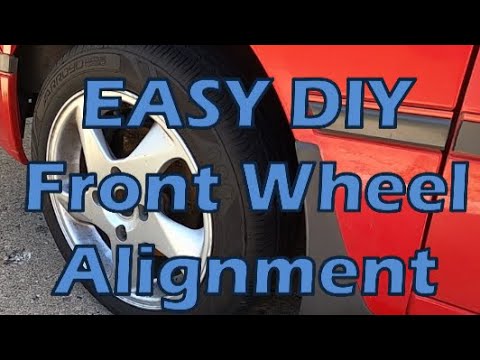 EASY Front wheel alignment - YouTube