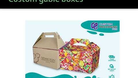 Gable Packaging | Gable Boxes | Printed Gable Boxes Wholesale