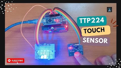 Arduino with TTP224 Capacitive Touch Sensor #arduinounoprojects