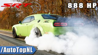 888HP DODGE HELLCAT XR | THE DEMON KILLER | STRAIGHT PIPE SOUND & BURNOUT by AutoTopNL