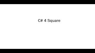C#4 Square Sound Wave