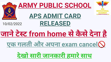 aps exam from home||awes admit card 2022||aps admit card kaise nikale||aps admit card 2022