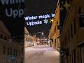 ❄️ About last night ✨️ #uppsala #sweden #winter #europe #bike #winterwonderland #sverige