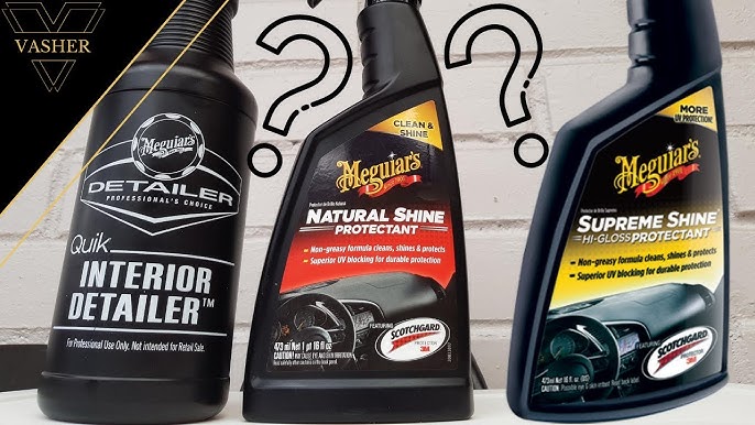 Meguiars Supreme Shine, Interior Detailer cleaner, and Natural