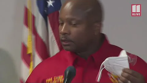 Atlanta Fire Chief Randall Slaughter refers to Wen...