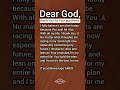 Dear God, thank You for Your goodness 🙌