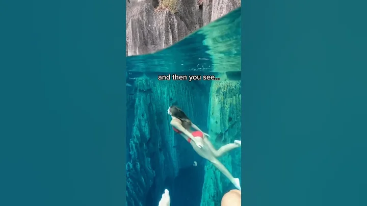 Throwback to the Adult Swim Trend in the Clearest Water in the World. Palawan, Philippines 🇵🇭