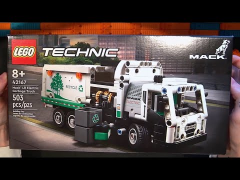 Lego Mack LR Electric Garbage Truck 42167 - купити конструктор