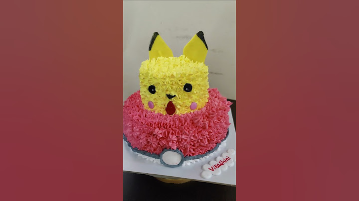 😍Pikachu Theme Cake Decoration❤️