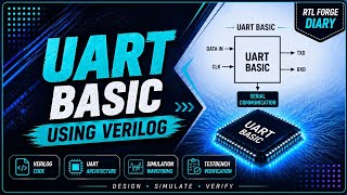 Uart Protocol Basic Funda And Code  | Best Simulation With Waveform simulation 