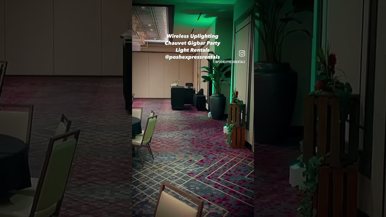 Wireless Uplighting & Chauvet Gigbar 2.0 Party Rentals 