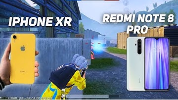 IPHONE XR VS REDMI NOTE 8 PRO PUBG TEST BGMI XR IN 2024 NOOR GAMING
