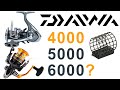 Daiwa LT Размер Катушки для Фидера 5000, 6000, 4000, 3000?
